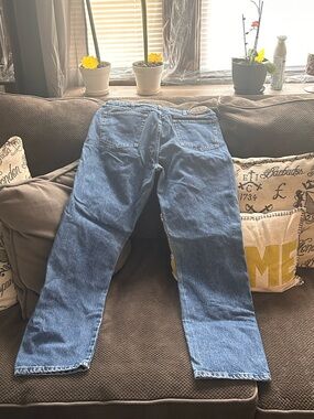 Wrangler Medium Blue Denim Jeans with Red Logo Tab